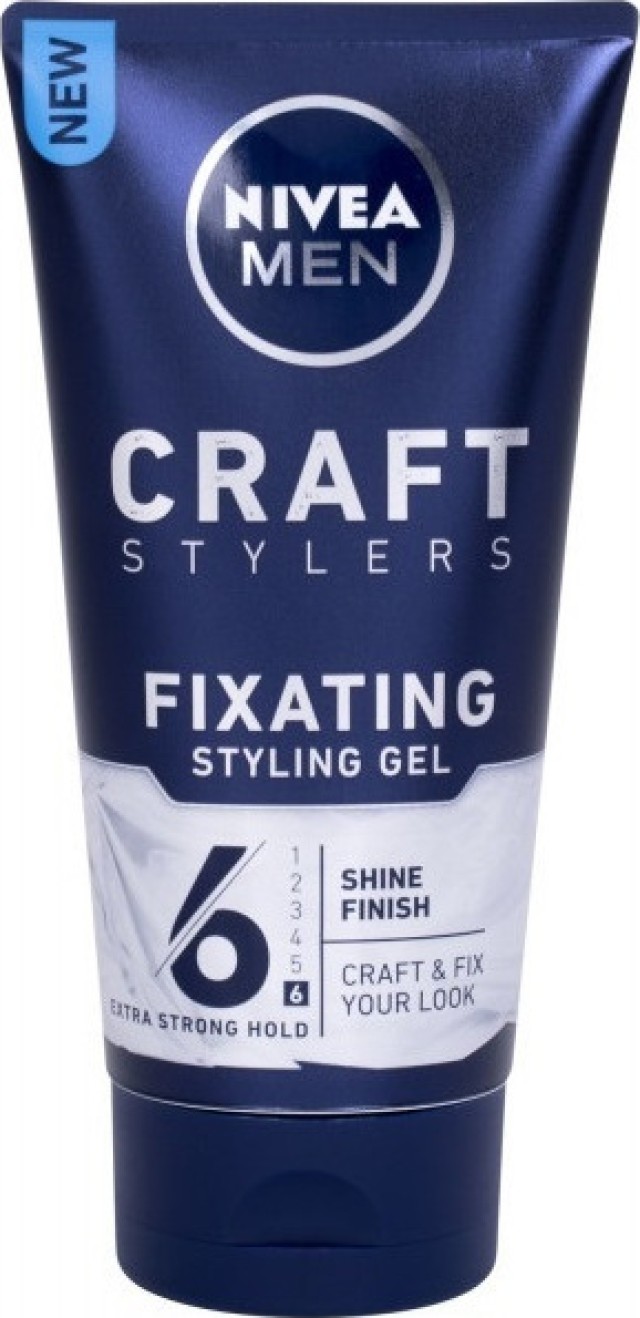 Nivea Men Craft Stylers No6 Shine Finish Extra Strong Hold Gel για Δυνατό Κράτημα 150ml