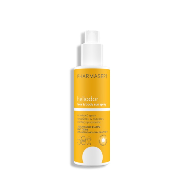 Pharmasept Heliodor Face & Body Sun SPF50 με Φυσικό Αντηλιακό Φίλτρο Α … Pharmasept Heliodor Face & Body Sun SPF50 με Φυσικό Αντηλιακό Φίλτρο Α …