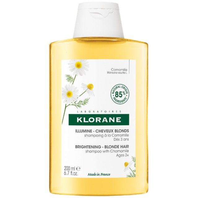 Klorane Camomille Σαμπουάν με Χαμομήλι - Λάμψη - για Ξανθά Μαλλιά 200ml