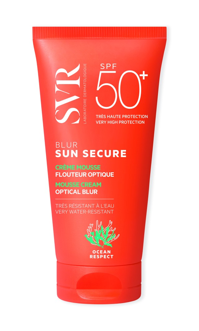 SVR Sun Secure Blur SPF50+ Αντηλιακή Κρέμα Προσώπου με Ματ Αποτέλεσμα …