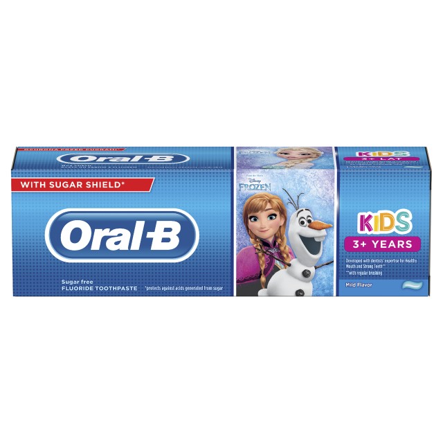Oral B Frozen & Cars Παιδική Οδοντόκρεμα για 3+ Ετών και άνω 75ml