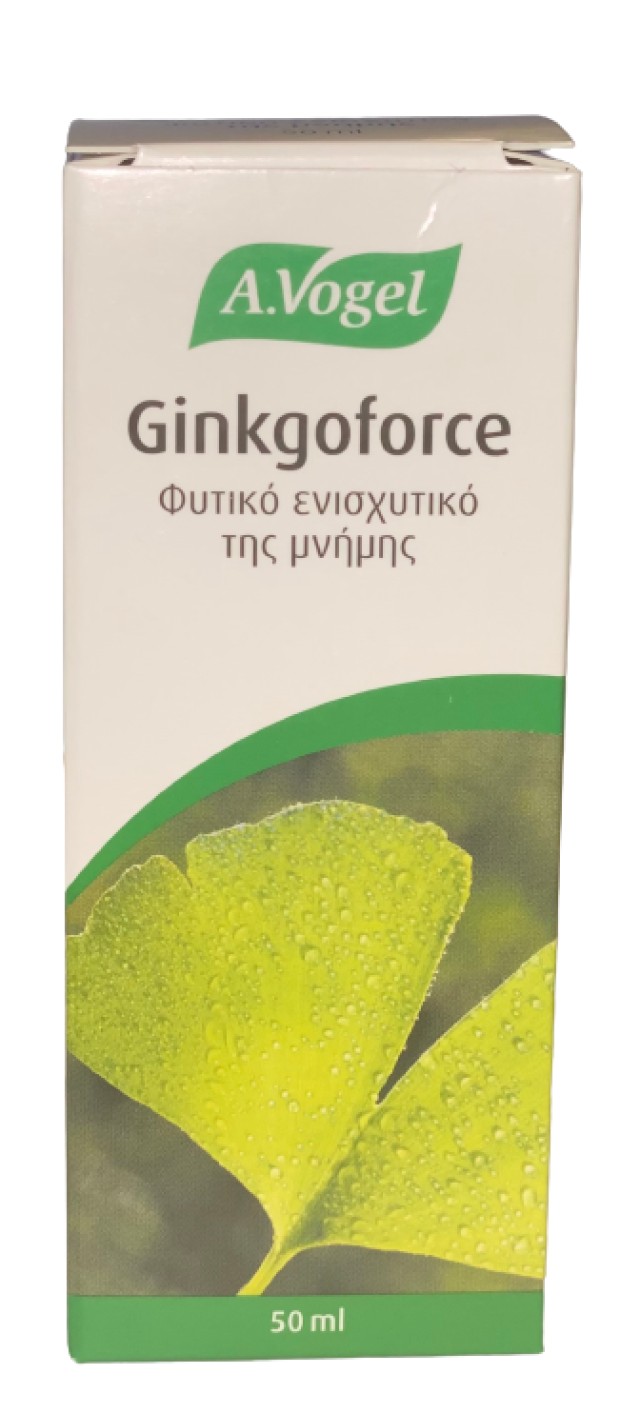 A.Vogel Ginkgoforce Φυτικό Ενισχυτικό Μνήμης σε Υγρή Μορφή 50ml