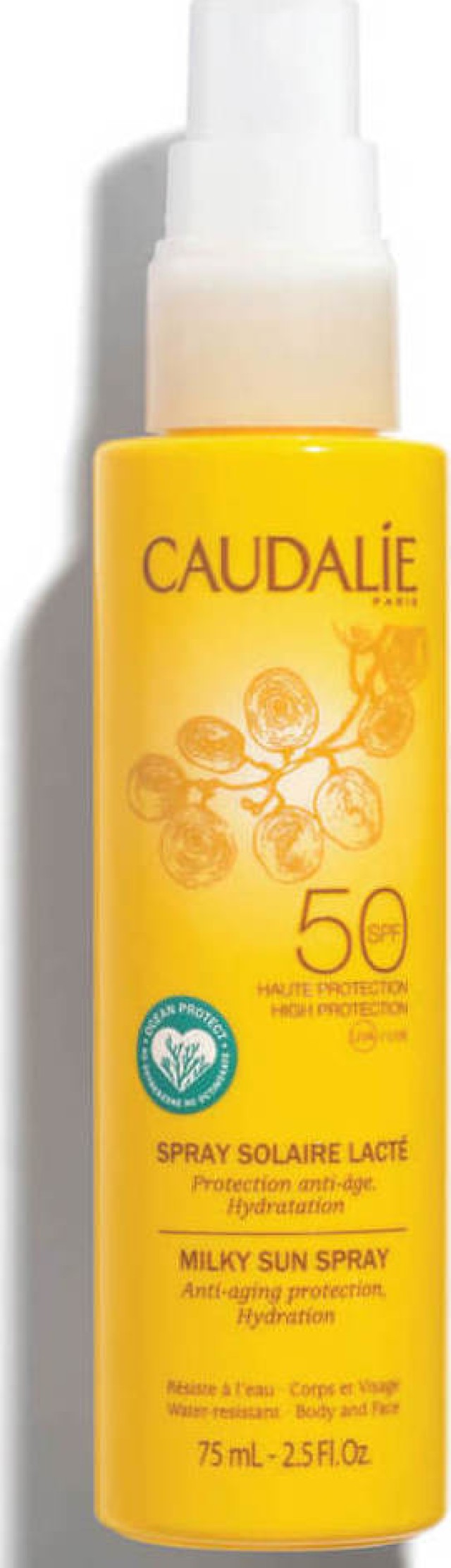 Caudalie Milky Sun SPF50 Αντηλιακό Spray Για Πρόσωπο - Σώμα 75ml