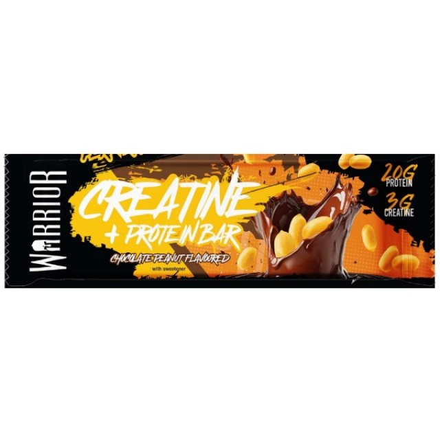 Warrior Creatine & Protein Μπάρα Κρεατίνης με Γεύση Σοκολάτα Με Φιστίκ … Warrior Creatine & Protein Μπάρα Κρεατίνης με Γεύση Σοκολάτα Με Φιστίκ …