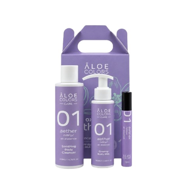 Aloe Colors Gift Box Aether 01 με Soothing Body Cleanser &hellip;