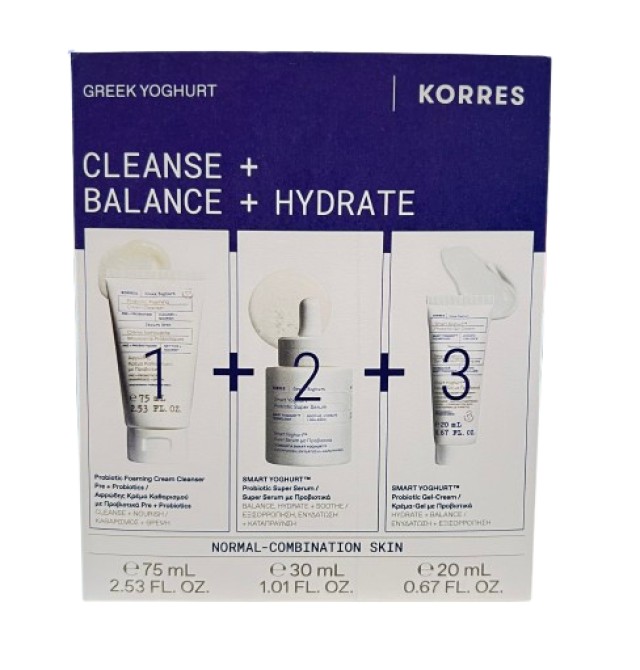 Korres PROMO Greek Yoghurt Probiotic Foaming Cream Cleanser Αφρώδης &hellip;