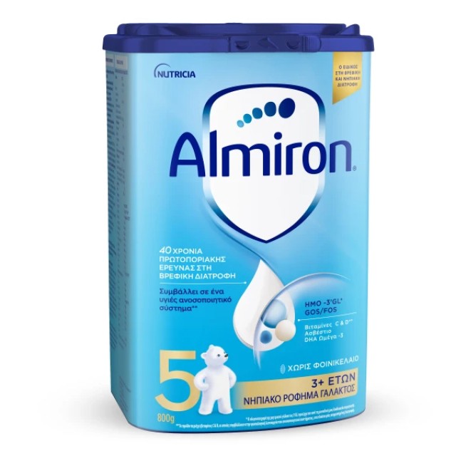 Nutricia Almiron 5 Milk Γάλα για Παιδιά άνω των 3 Ετών 800gr
