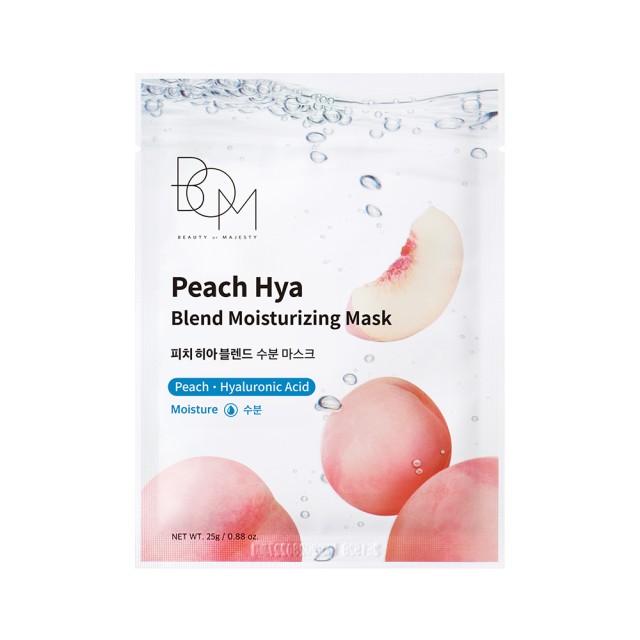 Beauty Of Majesty Peach Hya Blend Moisturizing Mask Μάσκα Ενυδάτωσης Π &hellip;