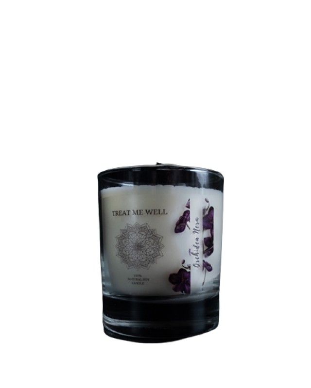 Treat me Well Candle Orchidea Nera Κερί Σόγιας με Αρωματικό Έλαιο Ορχι &hellip;