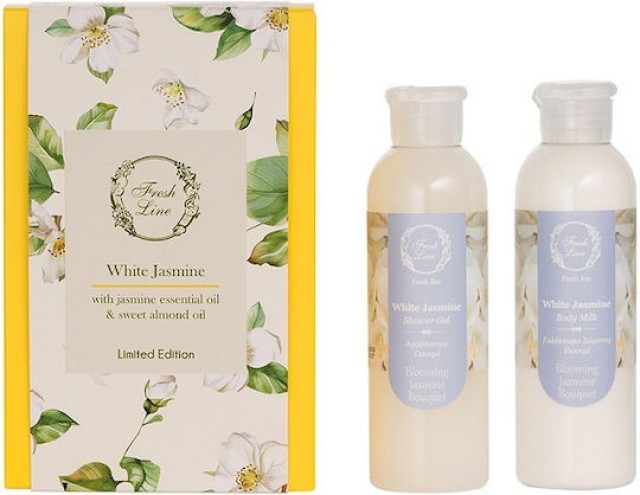 Fresh Line PROMO White Jasmine Αφρόλουτρο Εμπλουτισμένο με Αιθέριο Έλα …