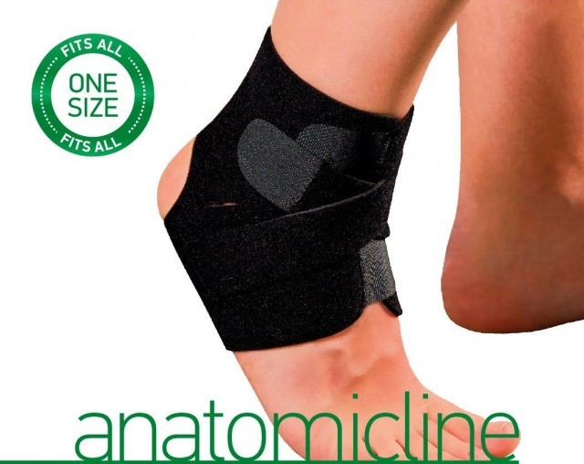 Anatomic Line Επιστραγαλίδα Με 2 Δέστρες One Size [5031] Χρώμα:Μαύρο 1 &hellip;