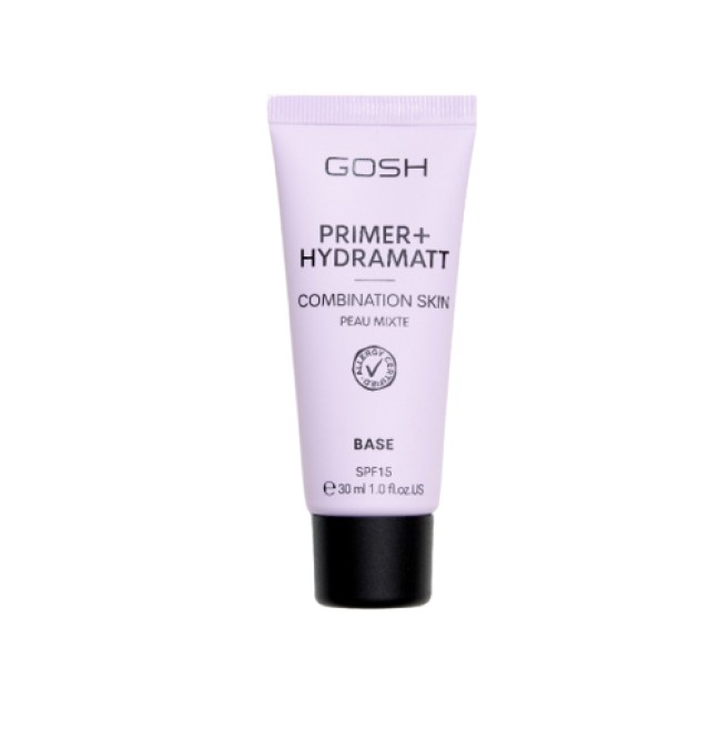 Gosh Primer+ Hydramatt Combination Skin Base SPF15 για Μικτές Επιδερμίδες 30ml