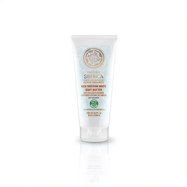 Natura Siberica Rich Siberian White Body Butter Κρέμα Κατά της Κυτταρί …