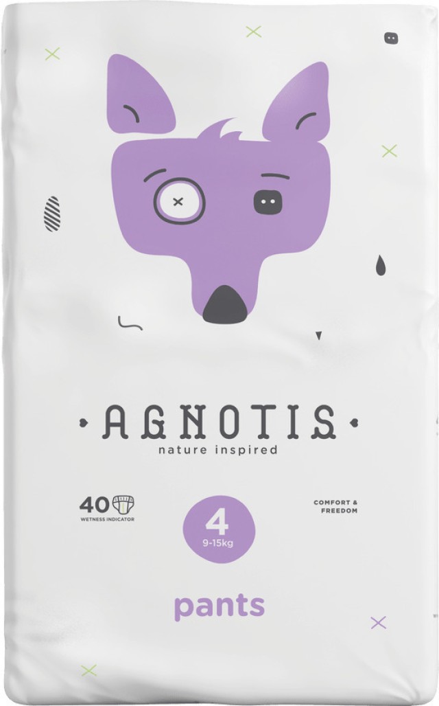 Agnotis Pants No4 Πάνες Βρακάκι [9-15kg] 40 Τεμάχια