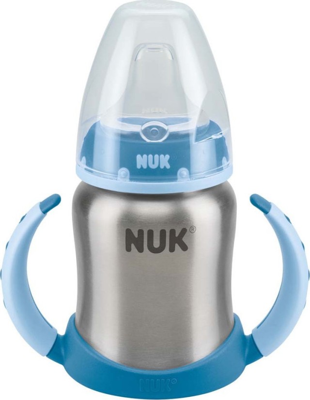 Nuk First Choice Ανοξείδωτο Μπιμπερό Εκπαίδευσης 6-18m+ 125ml [10.255. …