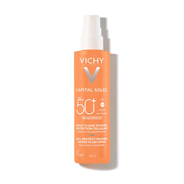 Vichy Capital Soleil SPF50+ Cell Protect Αντηλιακό Γαλάκτωμα σε Σπρέι … Vichy Capital Soleil SPF50+ Cell Protect Αντηλιακό Γαλάκτωμα σε Σπρέι …