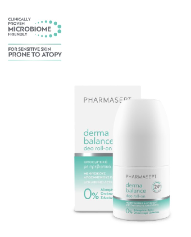 Pharmasept Derma Balance Deo Αποσμητικό Roll on 24ωρης Προστασίας 50ml
