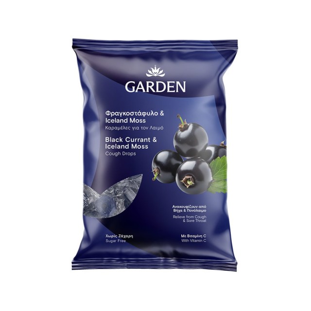 Garden Καραμέλες Λαιμού Φραγκοστάφυλο & Iceland Moss 60gr Garden Καραμέλες Λαιμού Φραγκοστάφυλο & Iceland Moss 60gr