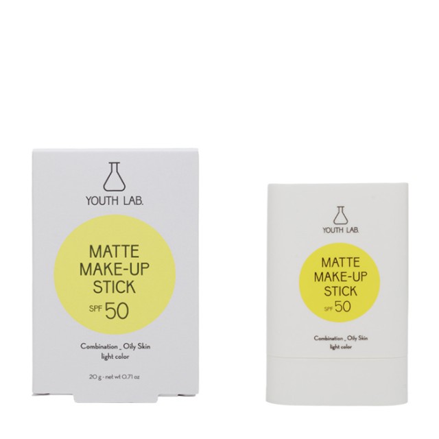 Youth Lab Matte Make up Stick SPF50 Light Ματ Αντηλιακό Make up Stick … Youth Lab Matte Make up Stick SPF50 Light Ματ Αντηλιακό Make up Stick …