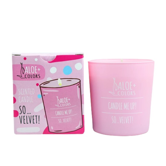 Aloe Colors Scented Soy Candle So Velvet Κερί Χώρου Σόγιας με Άρωμα Πο …