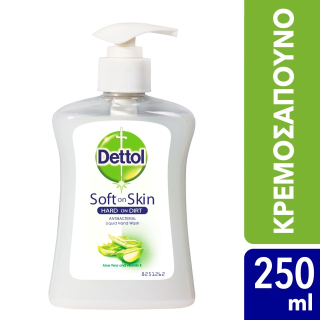 Dettol Soft on Skin Aloe Vera & Vitamin E Υγρό Κρεμοσάπουνο Με Αντλία …