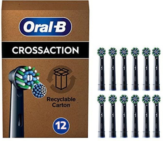 Oral B Cross Action Black Ανταλλακτικές Κεφαλές Ηλεκτρικής Οδοντόβουρτ … Oral B Cross Action Black Ανταλλακτικές Κεφαλές Ηλεκτρικής Οδοντόβουρτ …
