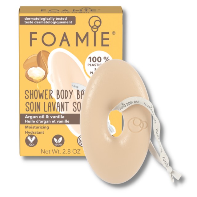 Foamie Body Bar Kiss me Argan Αφρόλουτρο σε Μορφή Μπάρας για Ενυδάτωση …