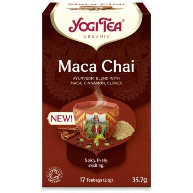 Yogi Tea Maca Chai Απογειώνει τη Διάθεση & τη Λίμπιντο 17 Φακελάκια x …