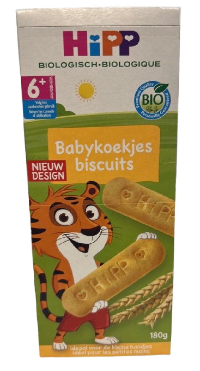 Hipp BIO Μπισκότα για Βρέφη & Μικρά Παιδιά από τον 6ο Μήνα 180gr (4x45 …