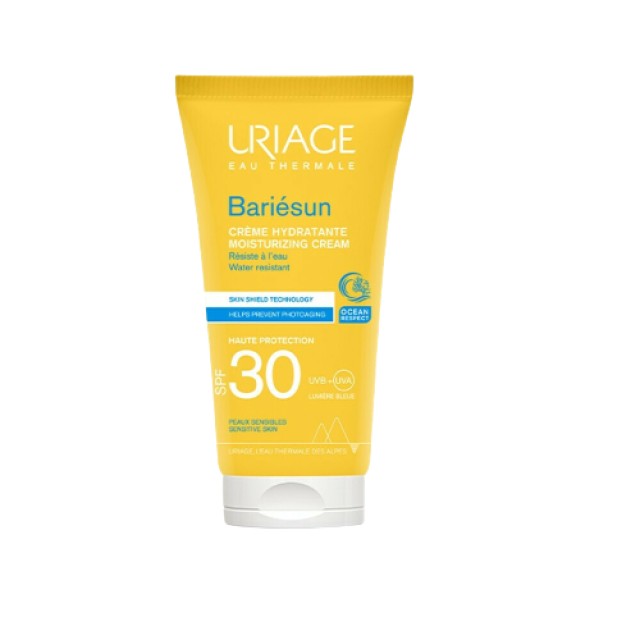 Uriage Bariesun Moisturizing Cream SPF30 Αντηλιακή Κρέμα Προσώπου Κατά της Φωτογήρανσης και του Μπλε Φωτός 50ml