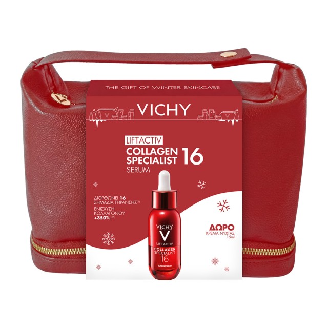 Vichy Xmas PROMO Liftactiv Collagen Specialist 16 Serum Ενισχύει το &hellip;