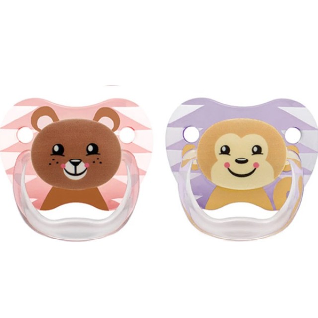 Dr.Browns [PV22014] Πιπίλα Ορθοδοντική Με Σχέδια Κορίτσι 6-12Μηνών (2 …