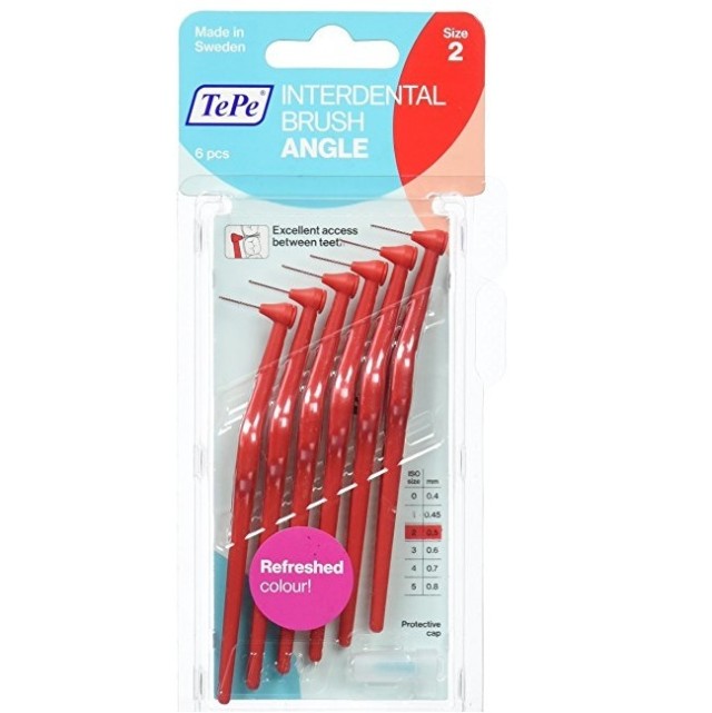 Tepe Angle Μεσοδόντιο Βουρτσάκι 0.5mm Κόκκινο, 6 Τεμάχια Tepe Angle Μεσοδόντιο Βουρτσάκι 0.5mm Κόκκινο, 6 Τεμάχια