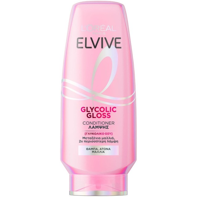 LOreal Paris Elvive Glycolic Gloss Conditioner Μαλλιών 300ml LOreal Paris Elvive Glycolic Gloss Conditioner Μαλλιών 300ml