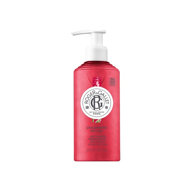 Roger & Gallet Gingembre Rouge Lait Corps Ενυδατικό Γαλάκτωμα Σώματος 250ml