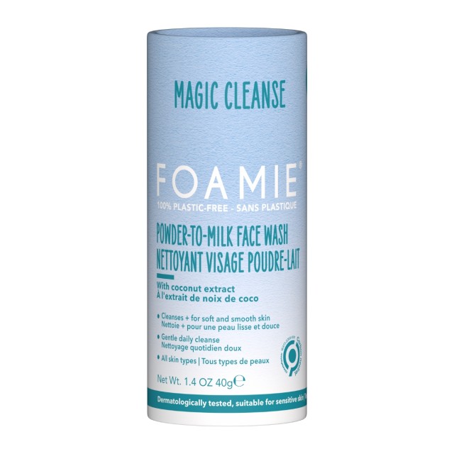 Foamie Face Magic Cleance Powder to Milk Face Cleanser Καθαριστικό Προσώπου σε Μορφή Πούδρας 40gr