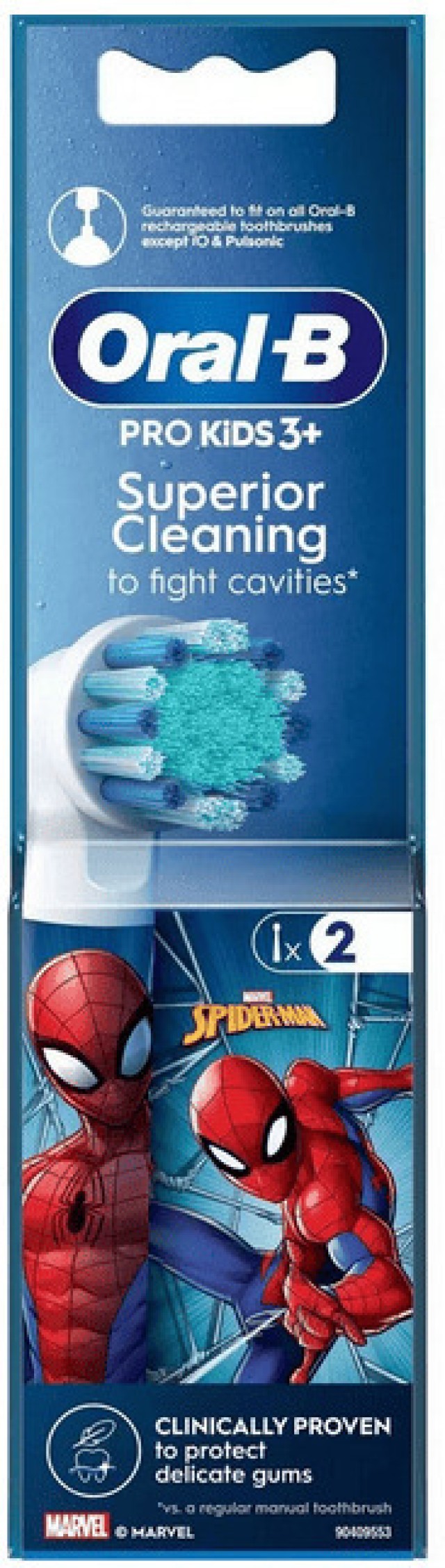 Oral B Kids 3+ Spiderman Ανταλλακτικές Κεφαλές Παιδικής Ηλεκτρικής Οδο …