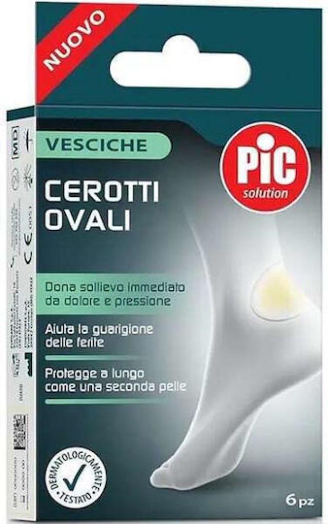 Pic Solution Cerotti Ovali Επιθέματα για Φουσκάλες Οβάλ 6 Τεμάχια
