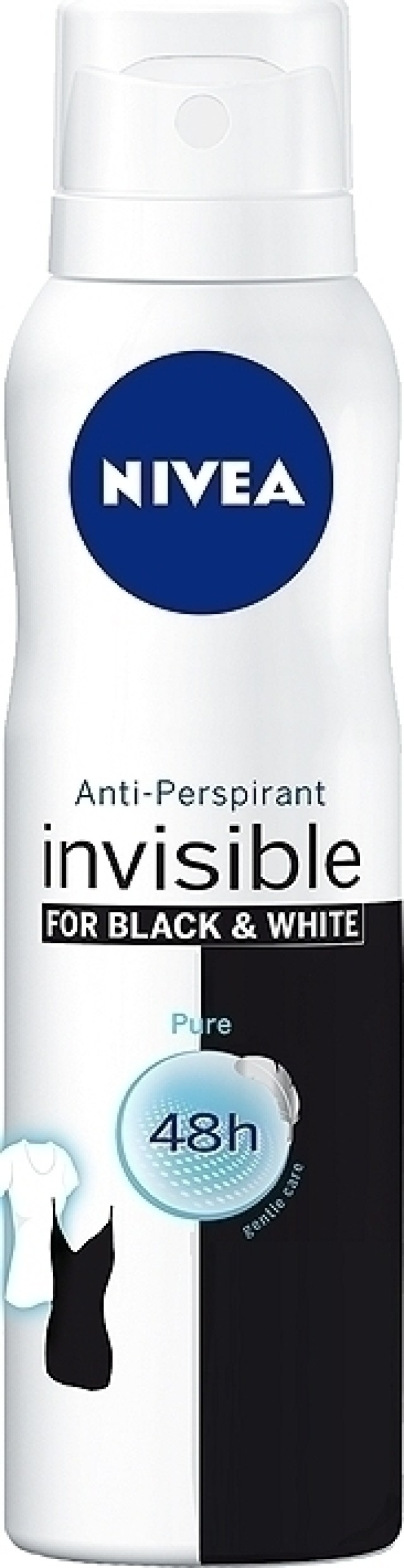 Nivea Black & White Pure Invisible Γυναικείο Αποσμητικό Spray 48h Προστασίας 150ml