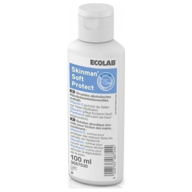 Ecolab Skinman Soft Protect Ιοκτόνο Υγρό Απολυμαντικό Χεριών 100ml