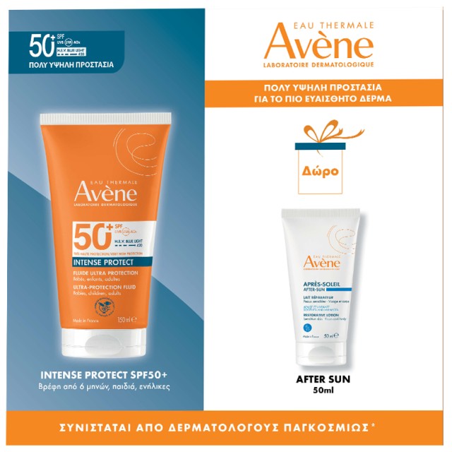 Avène PROMO Eau Thermale Intense Protect SPF50+ Αντηλιακό Γαλάκτωμα γι &hellip;