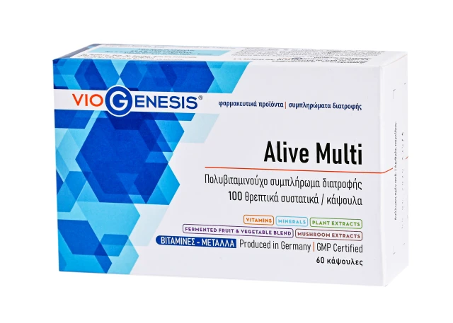VioGenesis Alive Multi Multivitamin Nutrition Supplement 60 Capsules