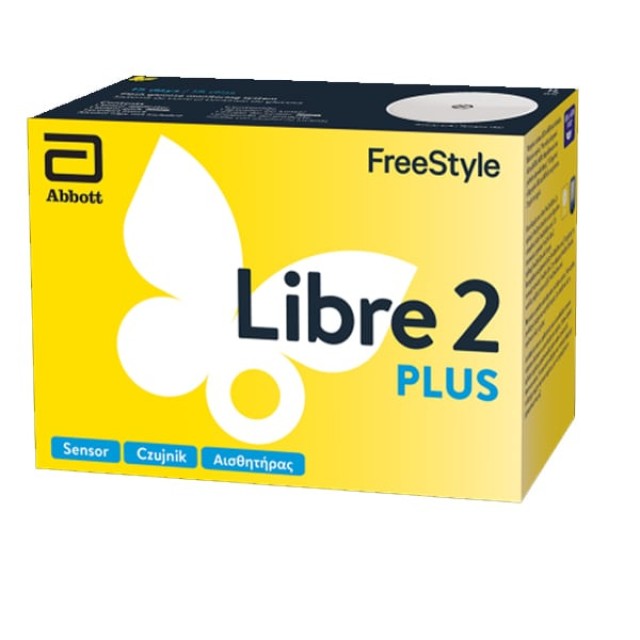 Abbott FreeStyle Libre 2 Plus Sensor Αισθητήρας Παρακολούθησης Γλυκόζη &hellip;