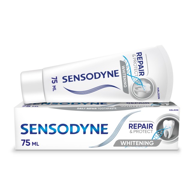 Sensodyne Repair & Protect Whitening, Toothpaste for Reconstruction and Whitening, 75ml