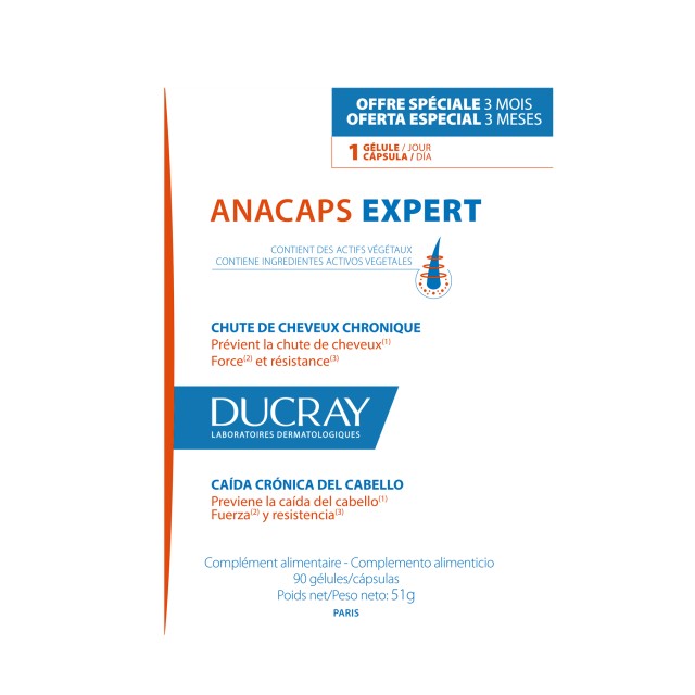 Ducray Anacaps Expert Συμπλήρωμα Διατροφής που Προτείνεται για τη &hellip;