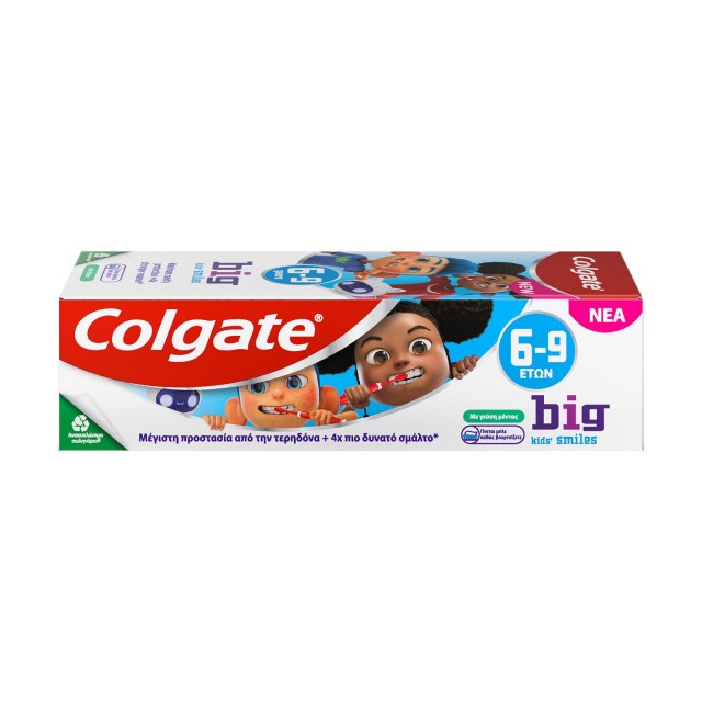 Colgate Big Kids' Smiles Παιδική Οδοντόκρεμα για 6-9 Ετών με Γεύση Μέντα 50ml
