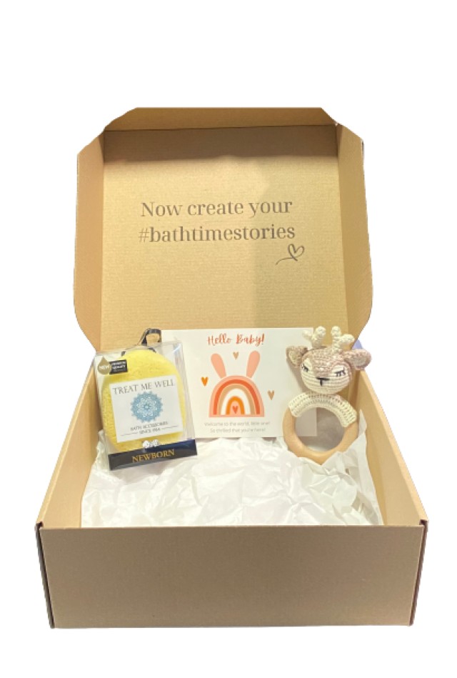 Treat Me Well Mini Baby Box Sheep NewBorn Bath & Shower Sponge Βρεφικό … Treat Me Well Mini Baby Box Sheep NewBorn Bath & Shower Sponge Βρεφικό …