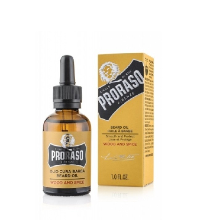 Proraso Beard Oil Wood & Spice Έλαιο Γενειάδας για Αναζωογόνηση 30ml Proraso Beard Oil Wood & Spice Έλαιο Γενειάδας για Αναζωογόνηση 30ml