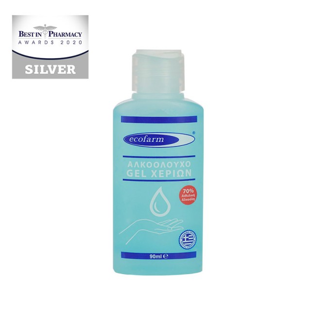 Ecofarm Αλκοολούχο Gel Χεριών 90ml