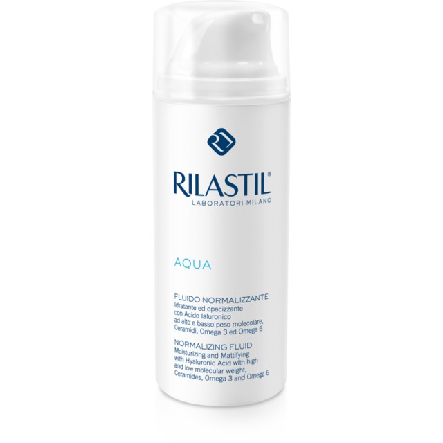 Rilastil - Aqua Normalizing Fluid, Γαλάκτωμα Προσώπου, 50ml